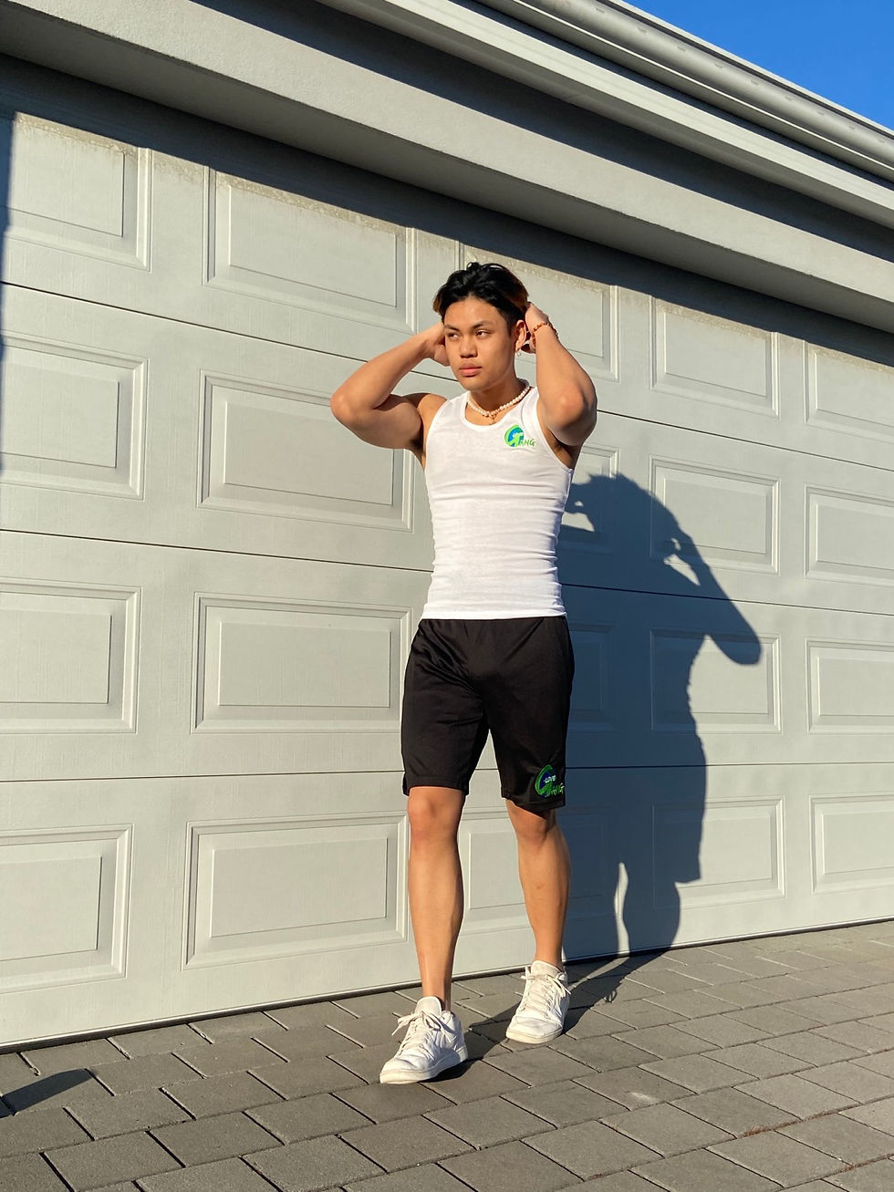 Thumbnail: Long leg basketball mesh shorts
