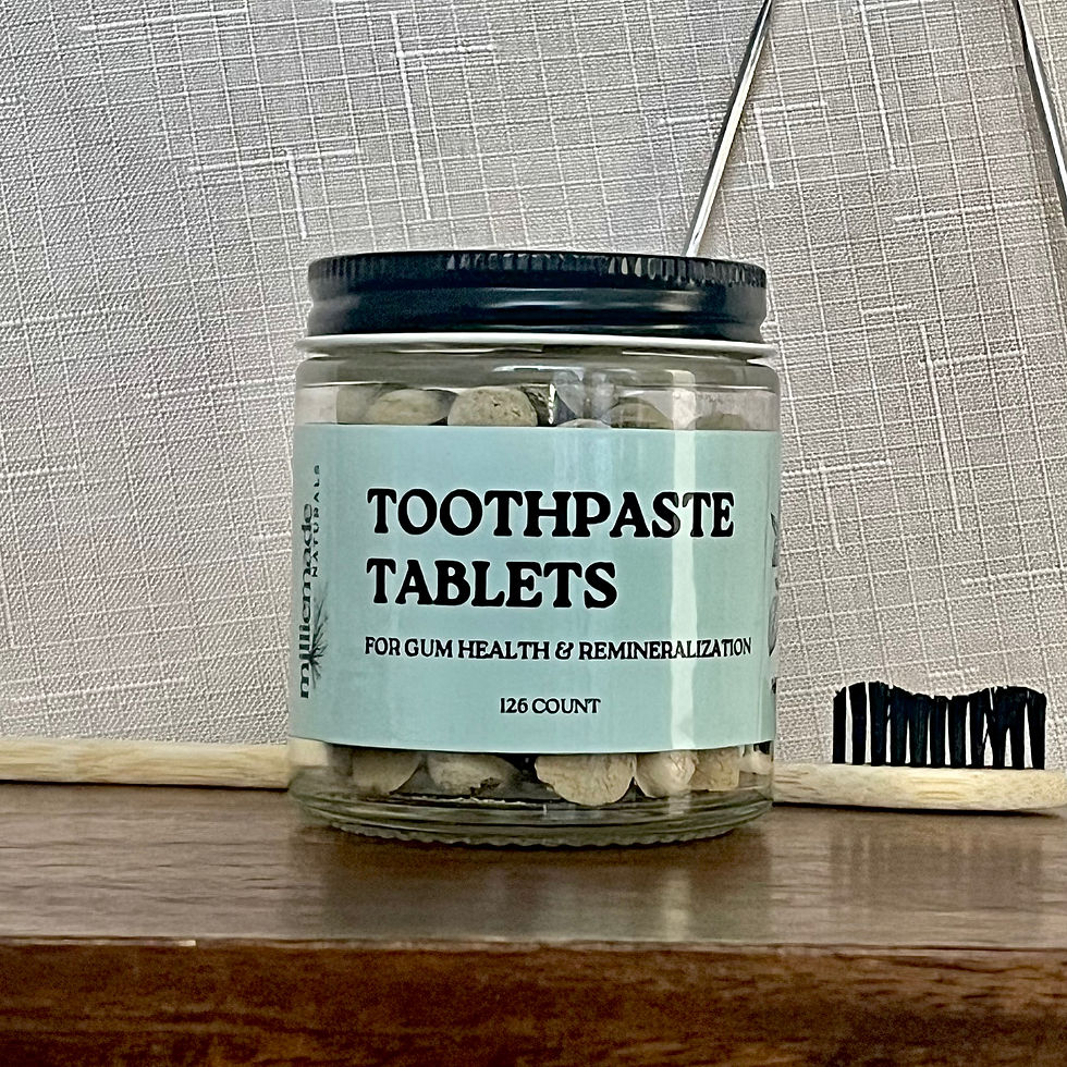 Natural Toothpaste for gum health and remineralization