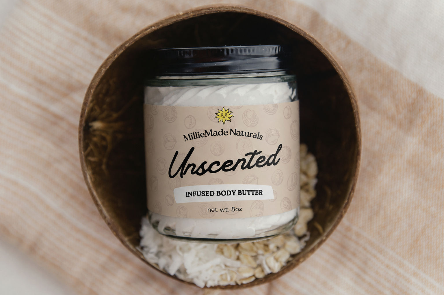 Unscented Body Butter | Infused Body Butter for Dry Skin & Eczema