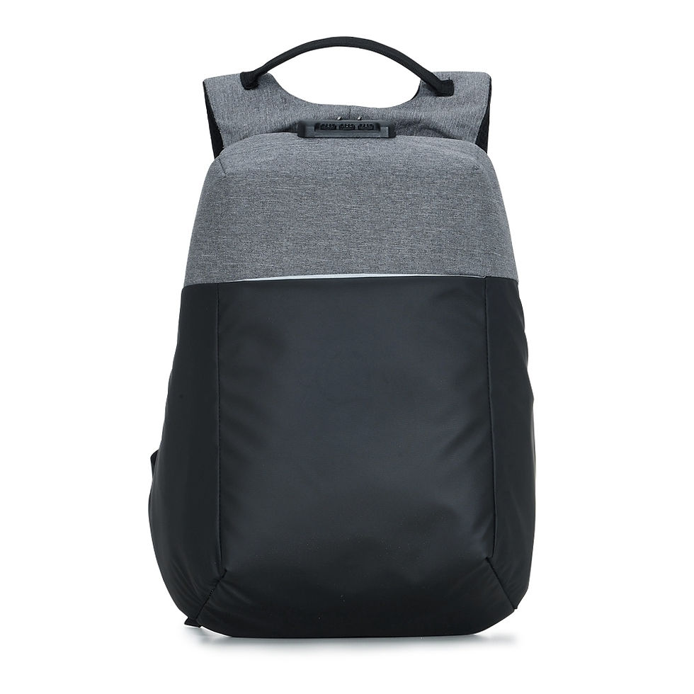 Miniatura: Mochila de Poliéster Anti-Furto USB com Segredo 02096