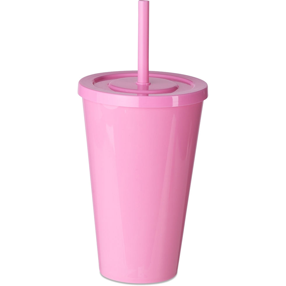 Miniatura: Copo Plástico com Tampa - 14104