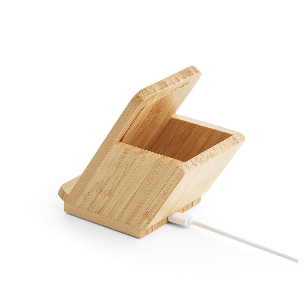 Miniatura: Carregador wireless em bambu 57940