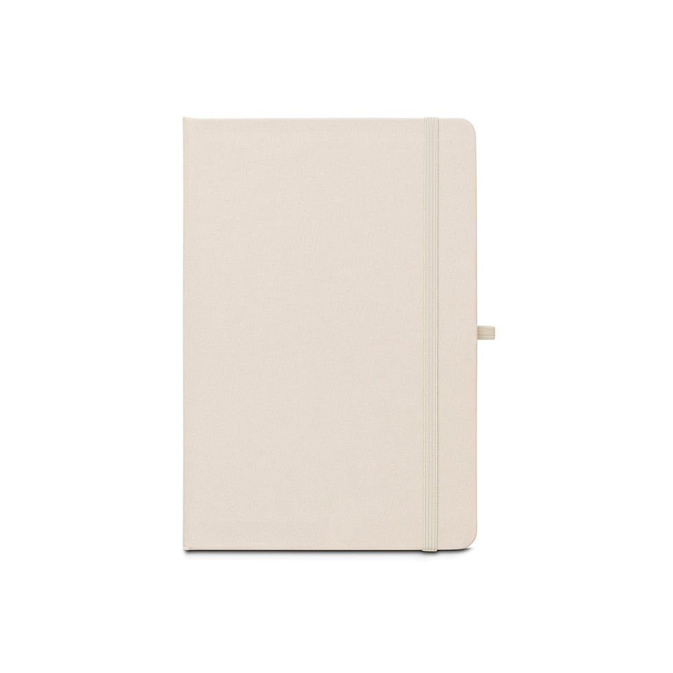 Miniatura: Caderno A5 de capa dura em poliéster 100% reciclado 93297