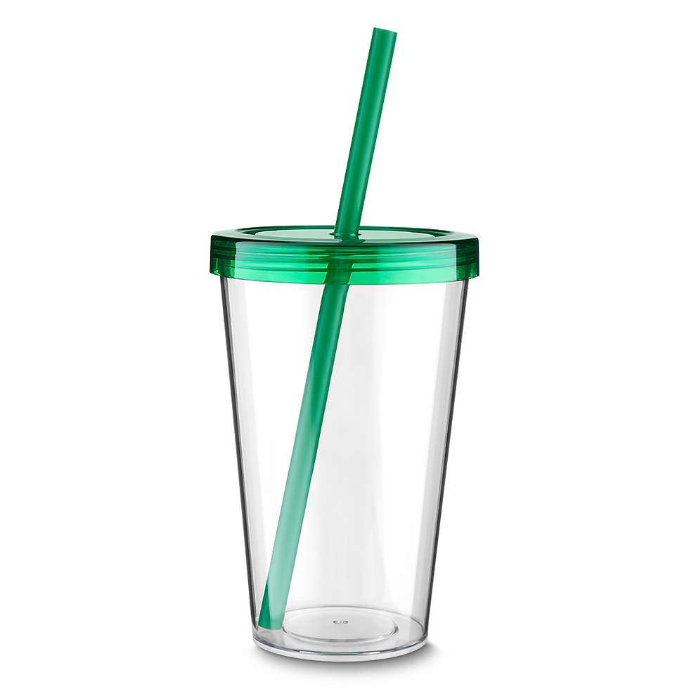 Miniatura: Copo com Tampa e Canudo - CO8800