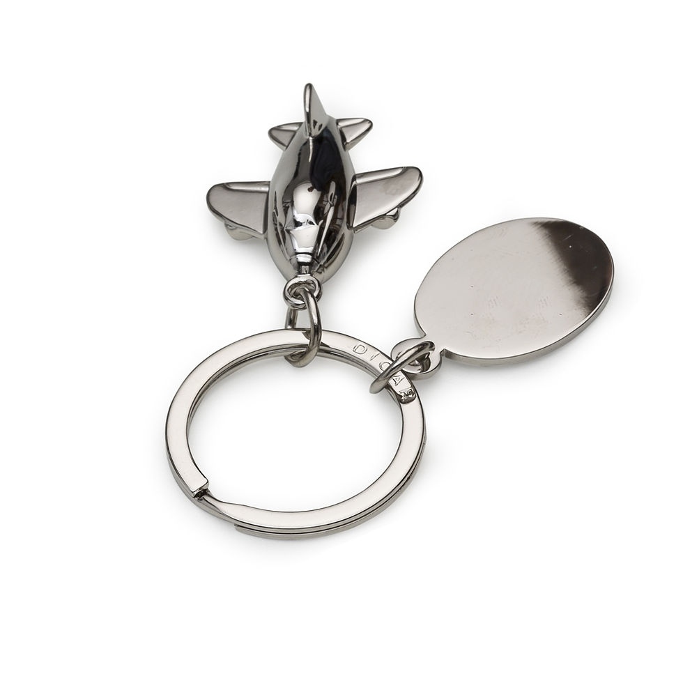 Miniatura: Chaveiro Metal Avião 12085
