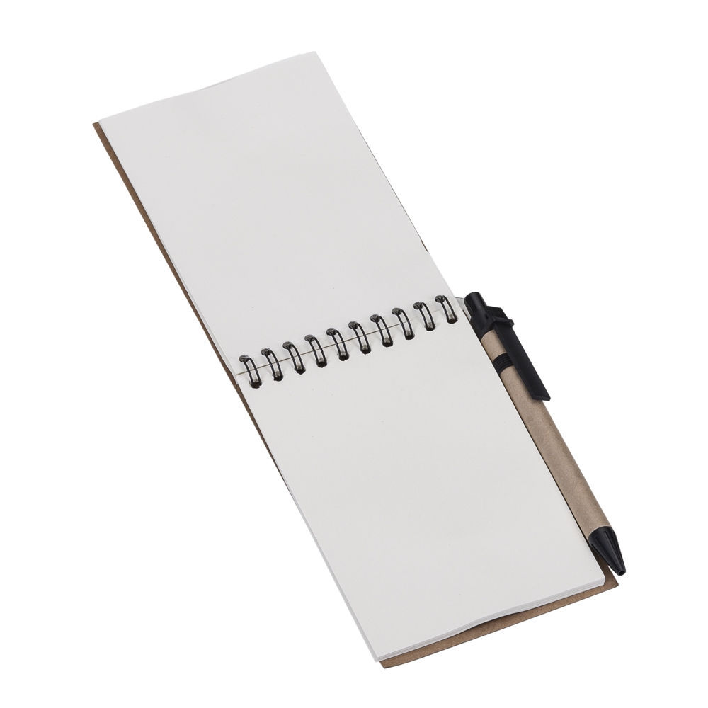 Bloco de Anotações com Caneta