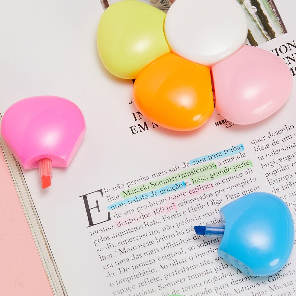 Miniatura: Marca Texto Flor