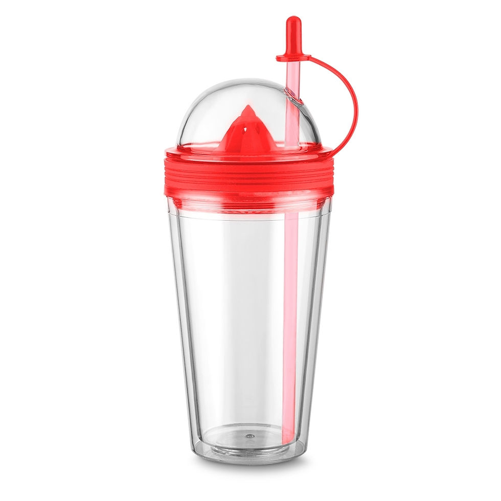 Miniatura: Copo Plástico 500ml Espremedor 14093