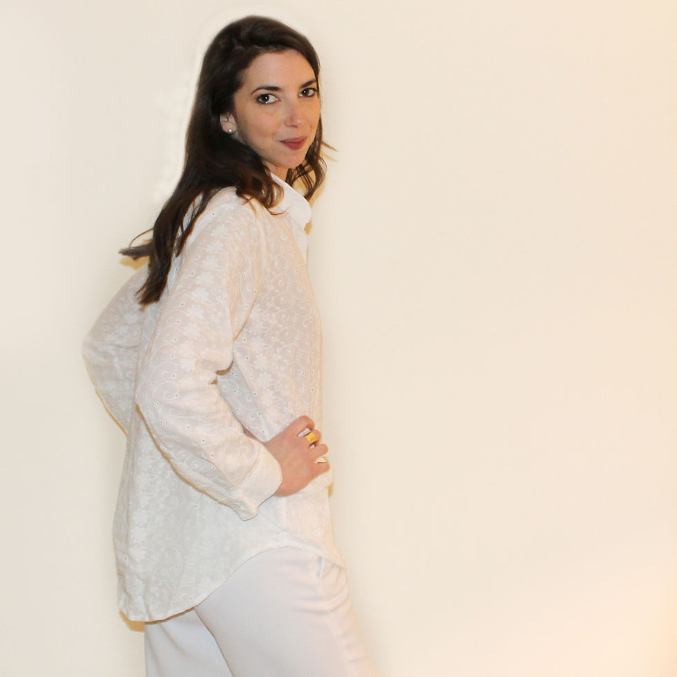 Thumbnail: "Ivory Bloom Blouse" camicia - shirt