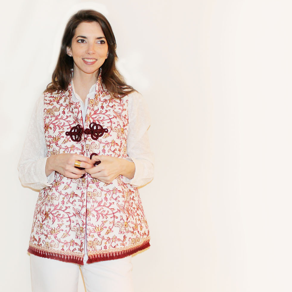 Thumbnail: "Threaded Elephants" gilet