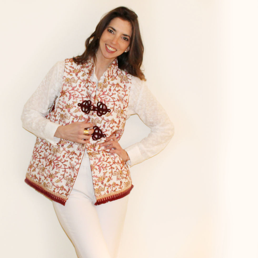 Thumbnail: "Threaded Elephants" gilet