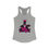 Thumbnail: Women's Ideal Racerback Tank - Pink Skully