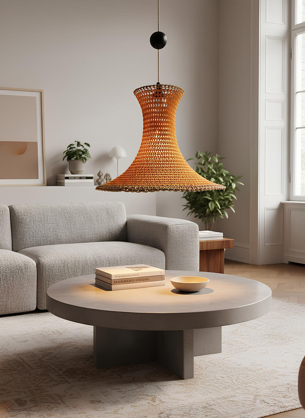 Miniatura: PASSION – Suspension en coton orange