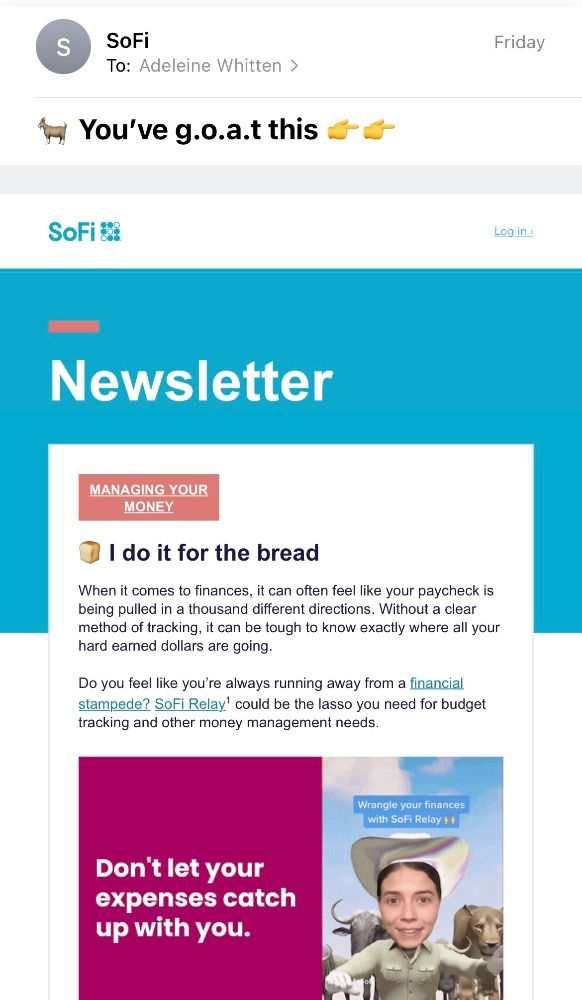 SoFi Email - 0422