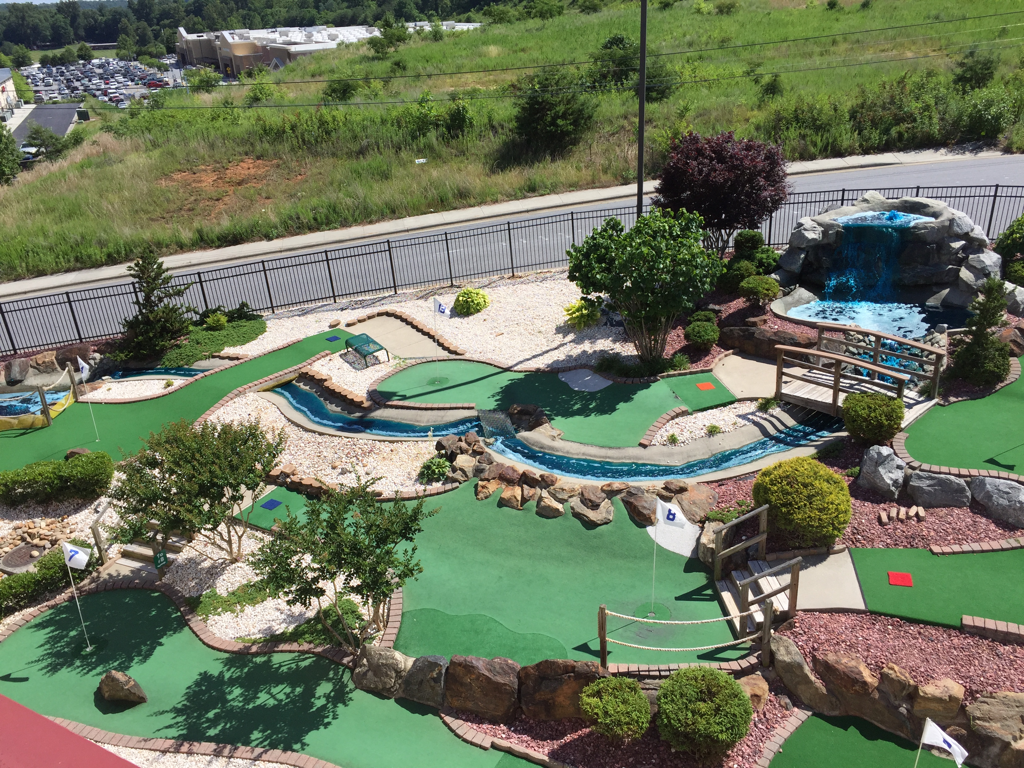 Aerial of Mini Golf