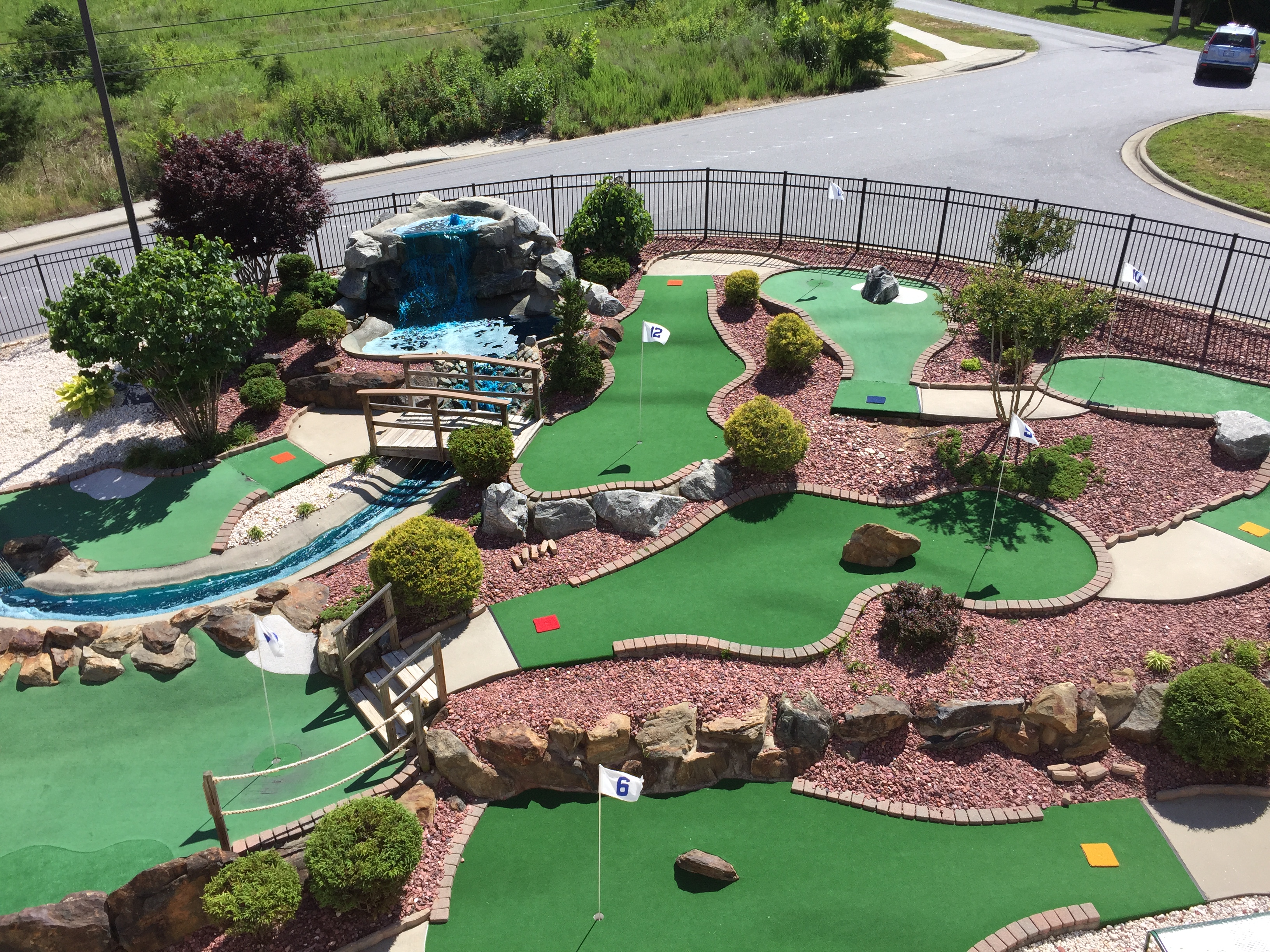 Aerial of Mini Golf