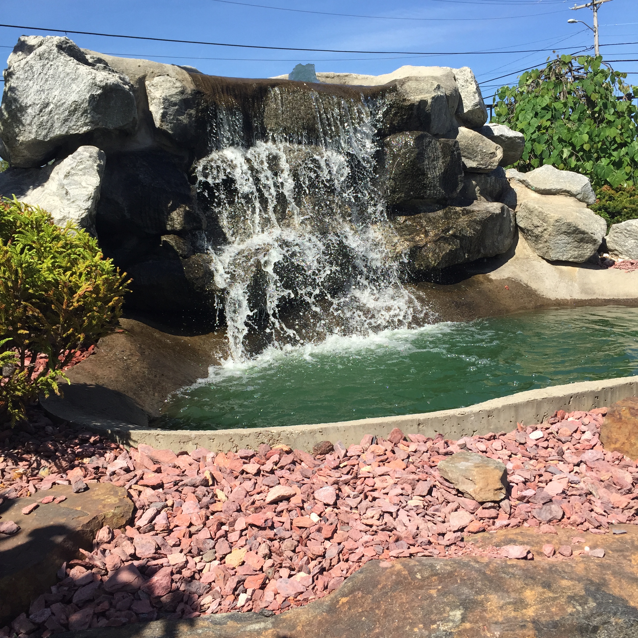 Mini Golf Waterfall