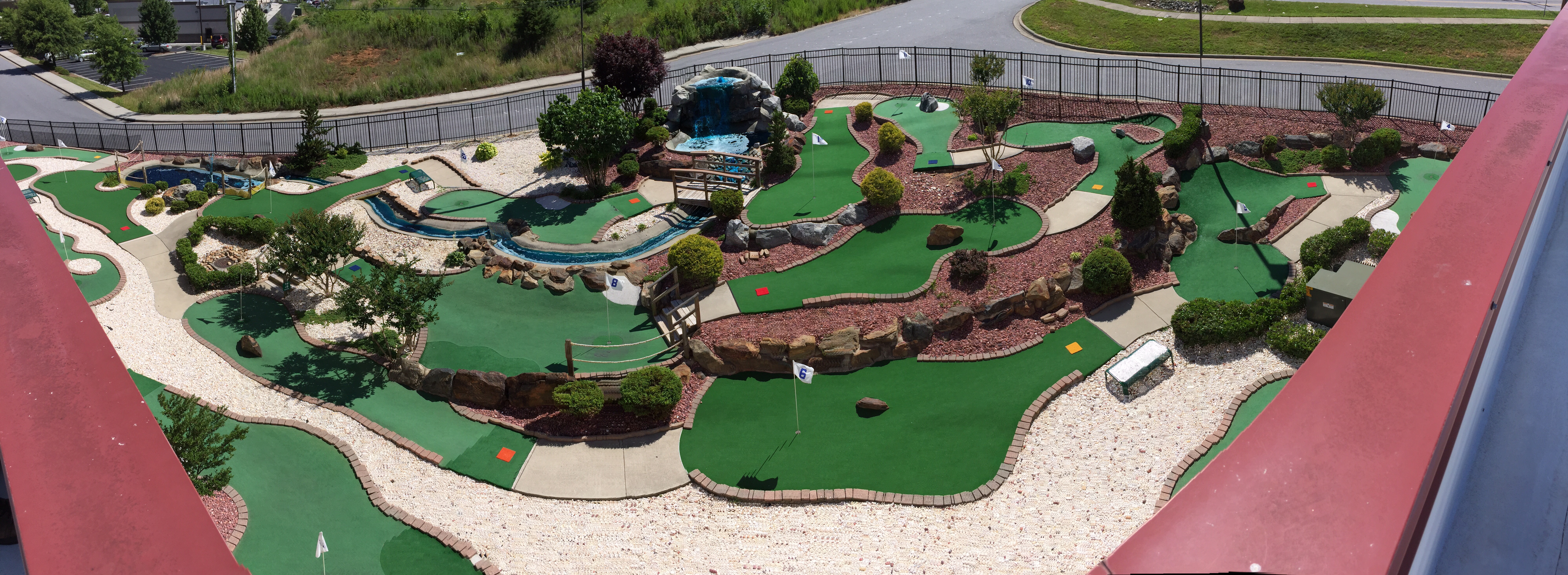 Panoramic of Mini Golf