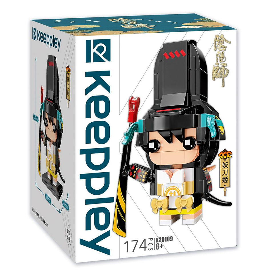 Miniatura: Onmyoji Demon Knife Girl Action Figure Building Set 174PCS