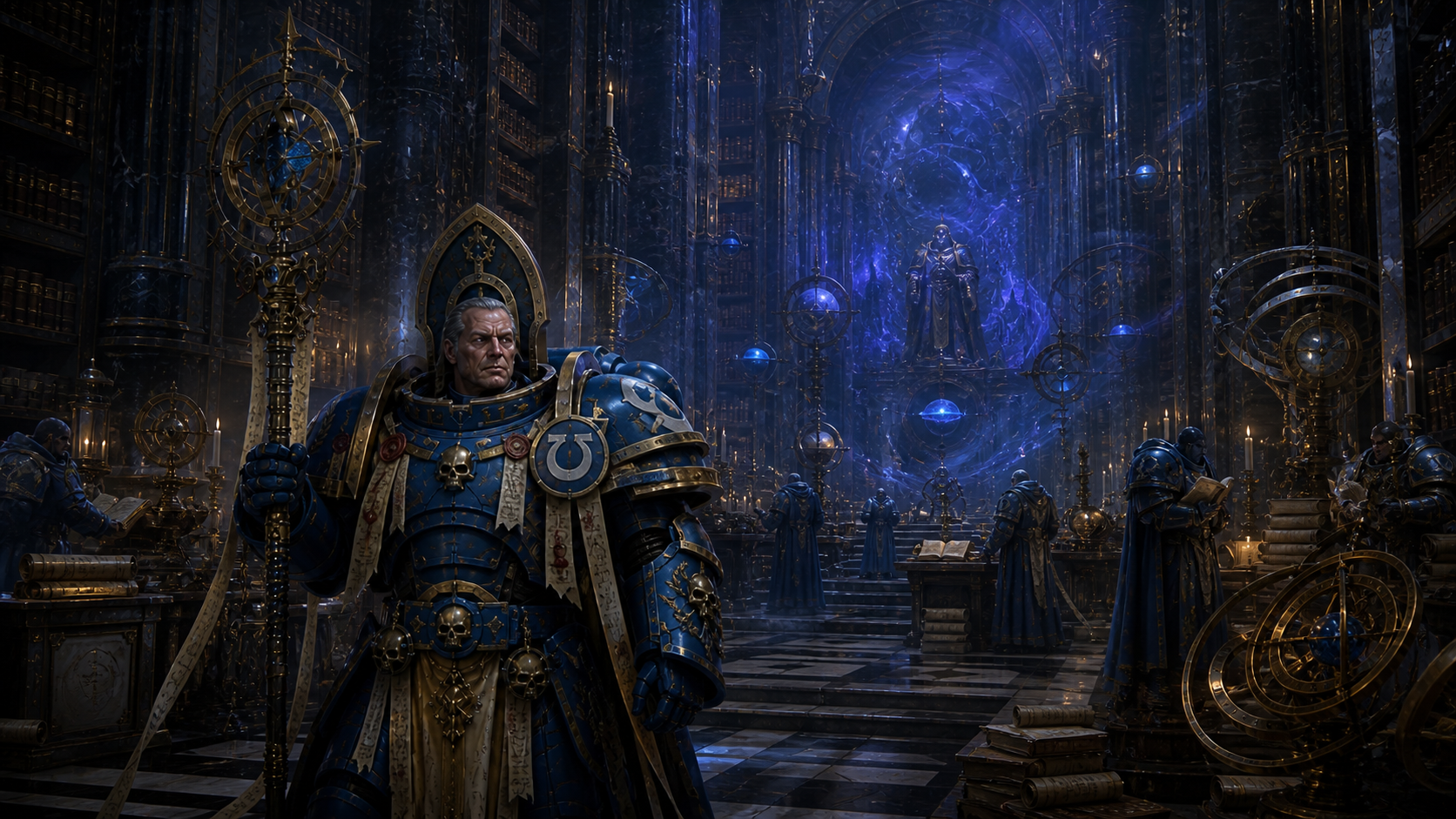 Illustration Warhammer 40K : Ok 02 librarius de macragge