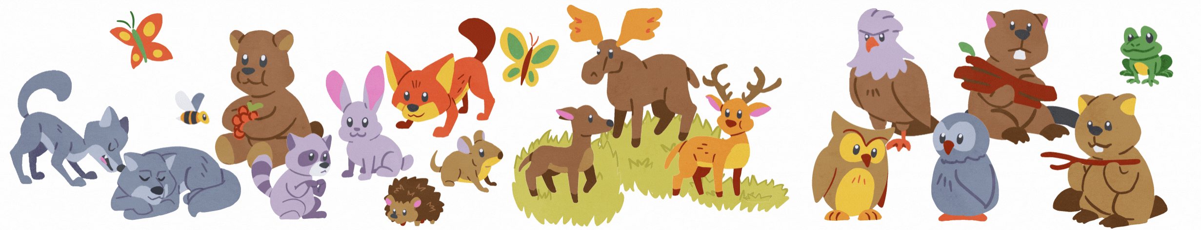 Forest Animal Compile.gif