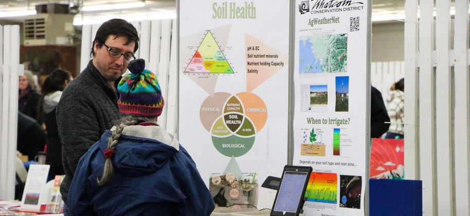 Exhibitor & Visitor at booth