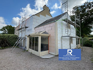 Isolation thermique en cours à Pontchateau avec travaux d’amélioration énergétique