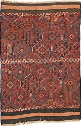 19世紀後半 トルコのアナトリアで織られたチチム（Cicim）アンティーク