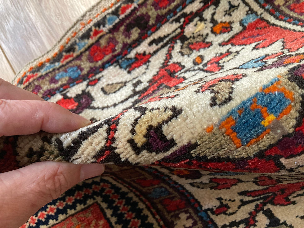 サムネイル： アンティークマラーイエル（Malayer）（ペルシャ）ラグ