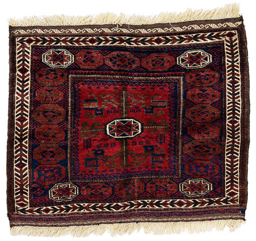 Antique Baluch Bag Face｜20世紀初頭｜天然染料ウール | Kawasemi Rug