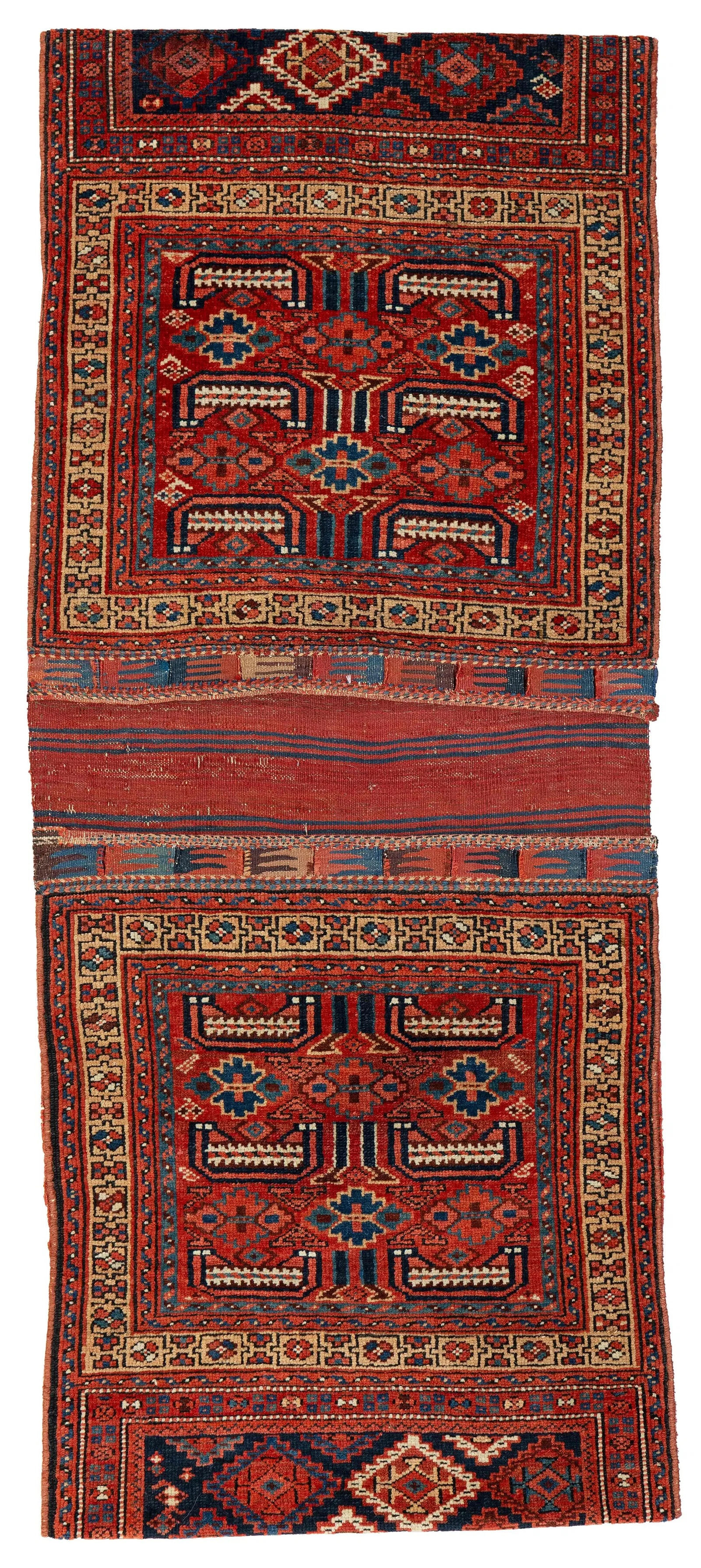 Veramin Khordjin, Antique 150 x 62 cm (4' 11" x 2') Persia, ca. 1900