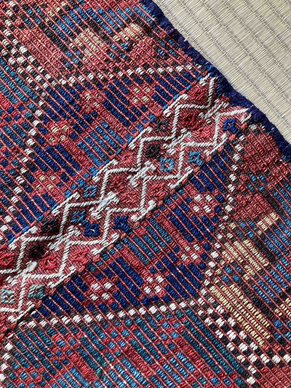 Thumbnail: 一番美しく織られた　Cicim キリム　六角形モチーフ