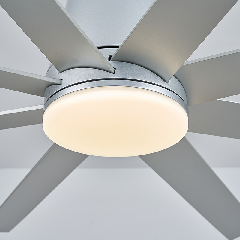 Large Ceiling Fan with Light Remote Control & DC Motor for Villa High Space