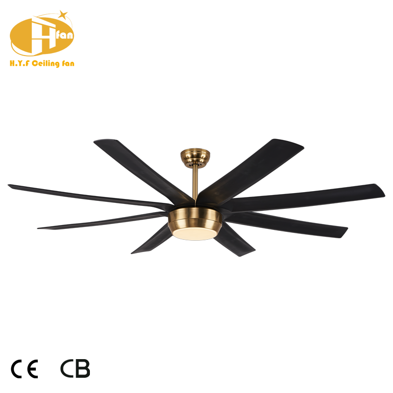 섬네일: Ceiling Fan with Light 8 ABS Blades DC Motor for Villa High Ceiling Living Room 