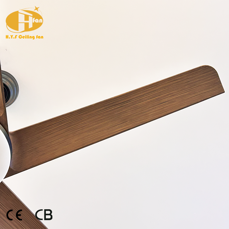 5-Blade Ceiling Fan with Dimmable LED Light and DC Motor