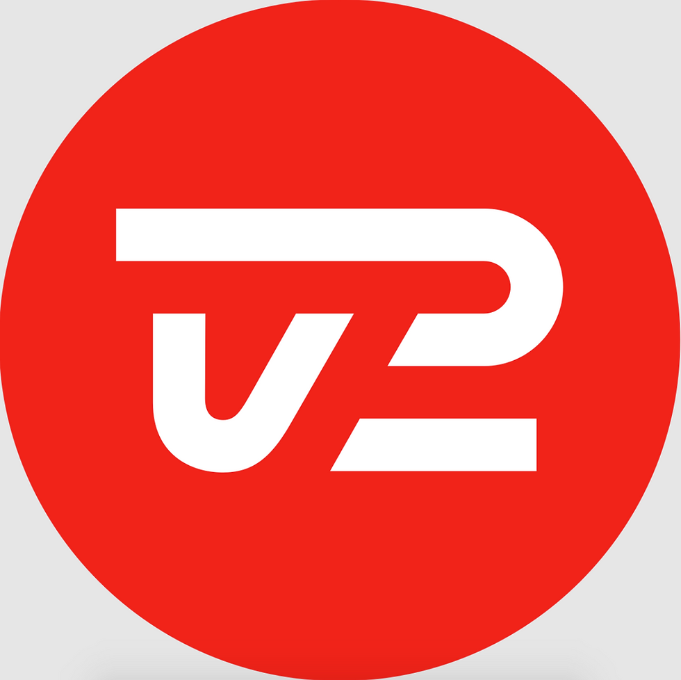 red round logo med TV2 i hvid skrift