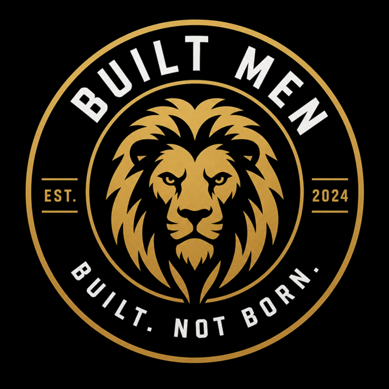 Built Men circular lion logo