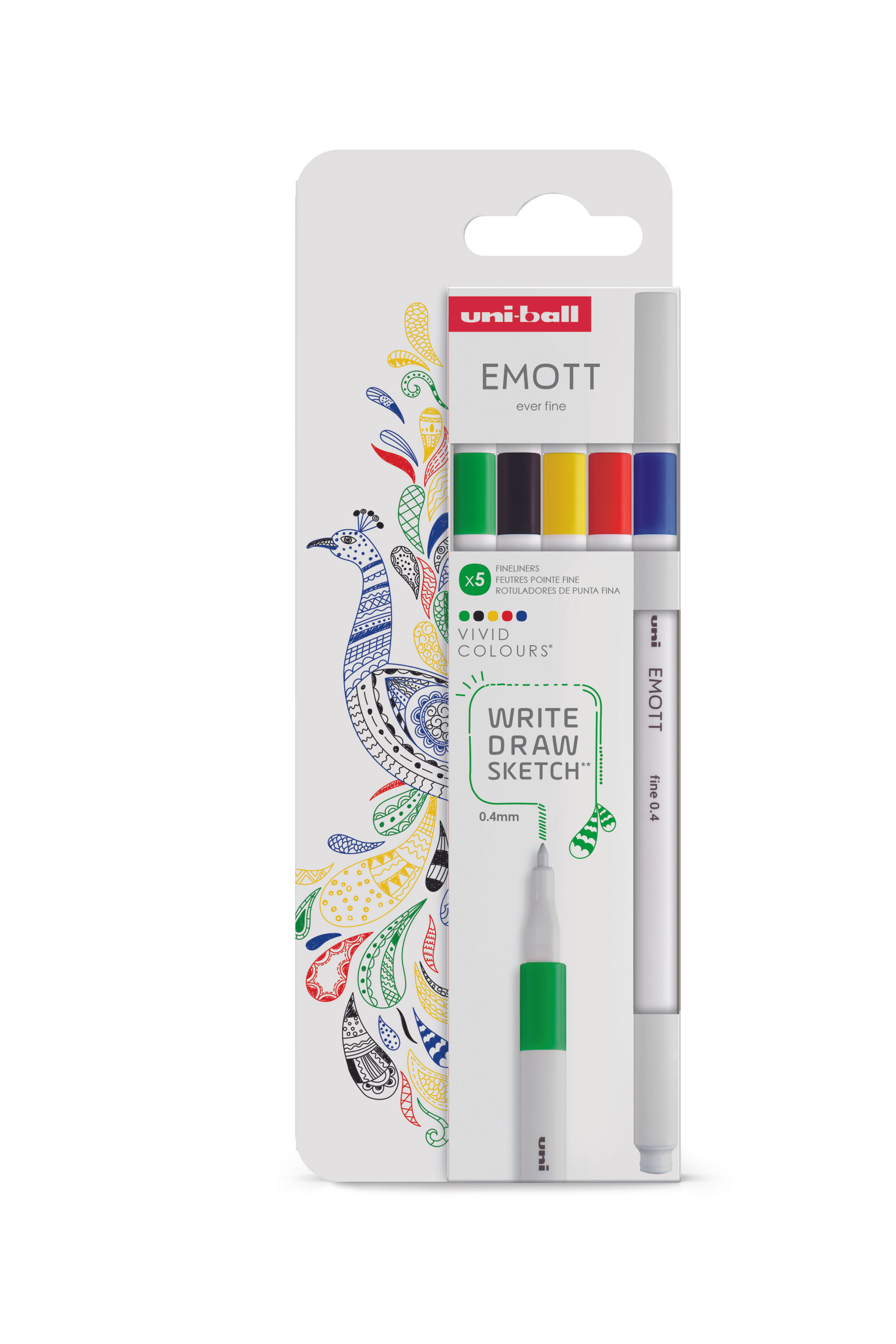 Pack EMOTT 5 cores VIVID