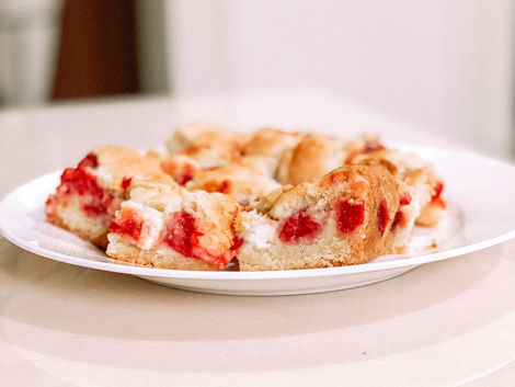 Raspberry & White Chocolate Shortcake