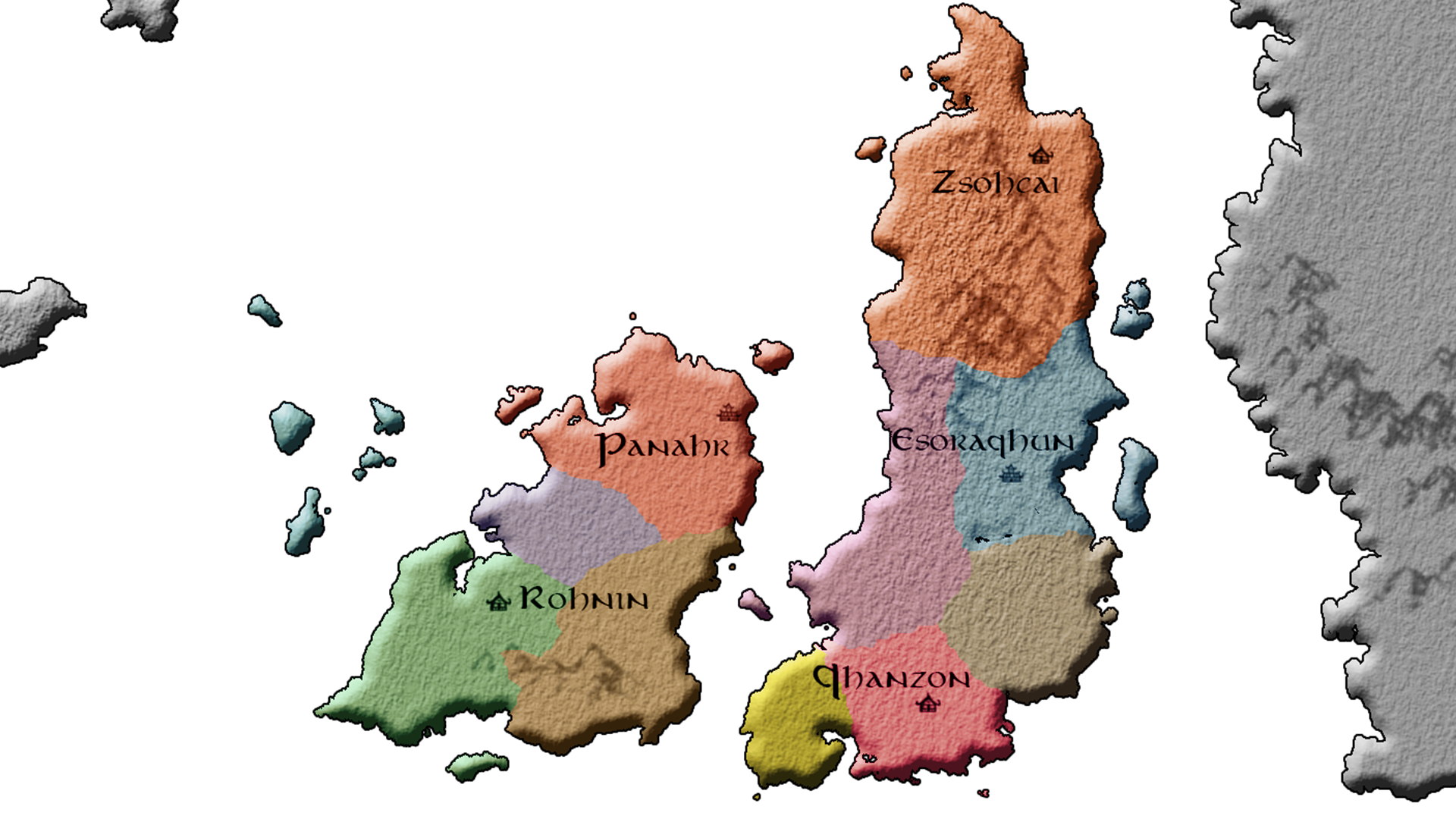Game Map (Regions)