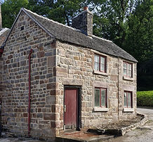 A completed lime mortar repoint of a listed building in Cheddleton, Staffordshire