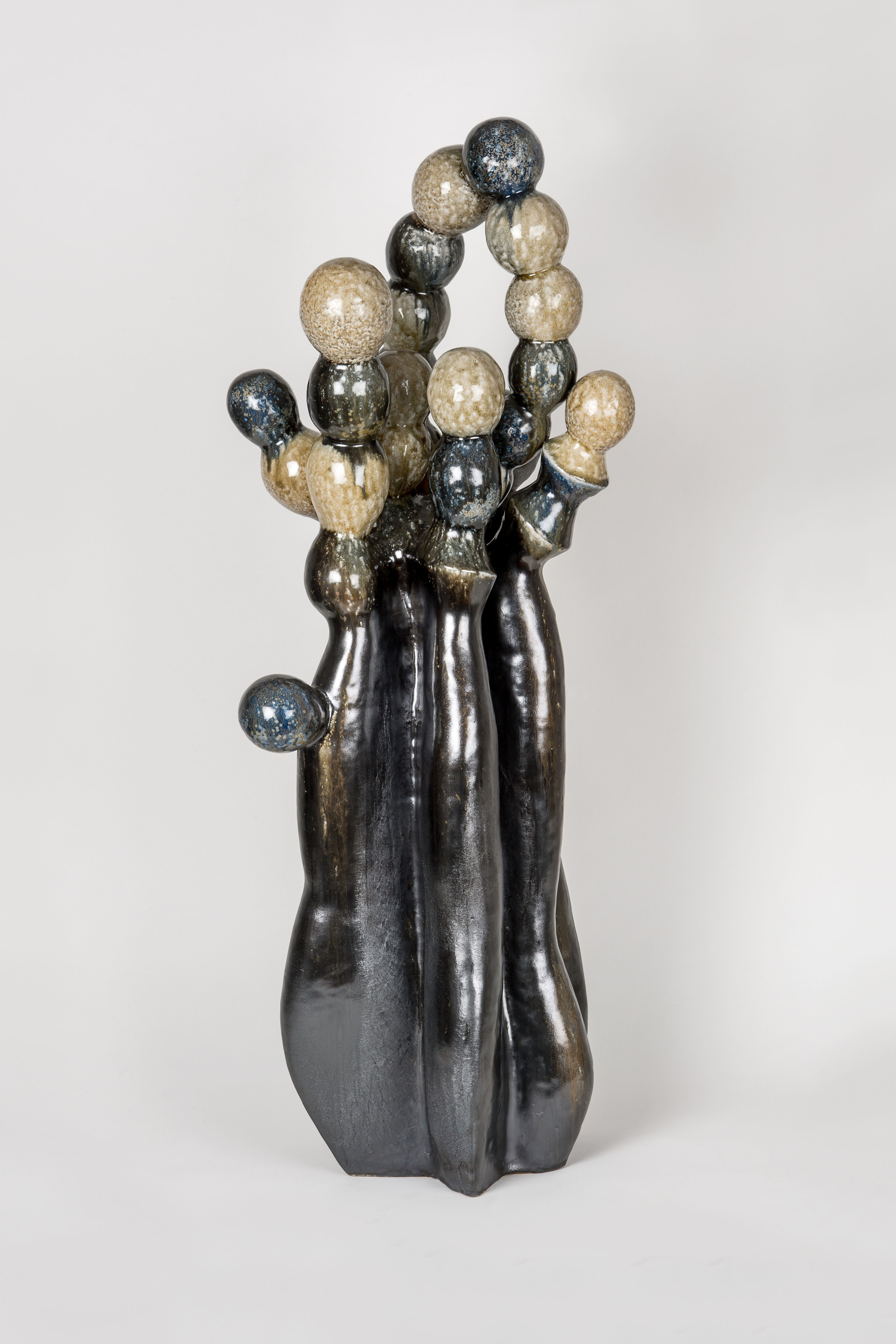 Anagama-Fired Sculpture “Corals” - A Vertical Reef Born of Flame