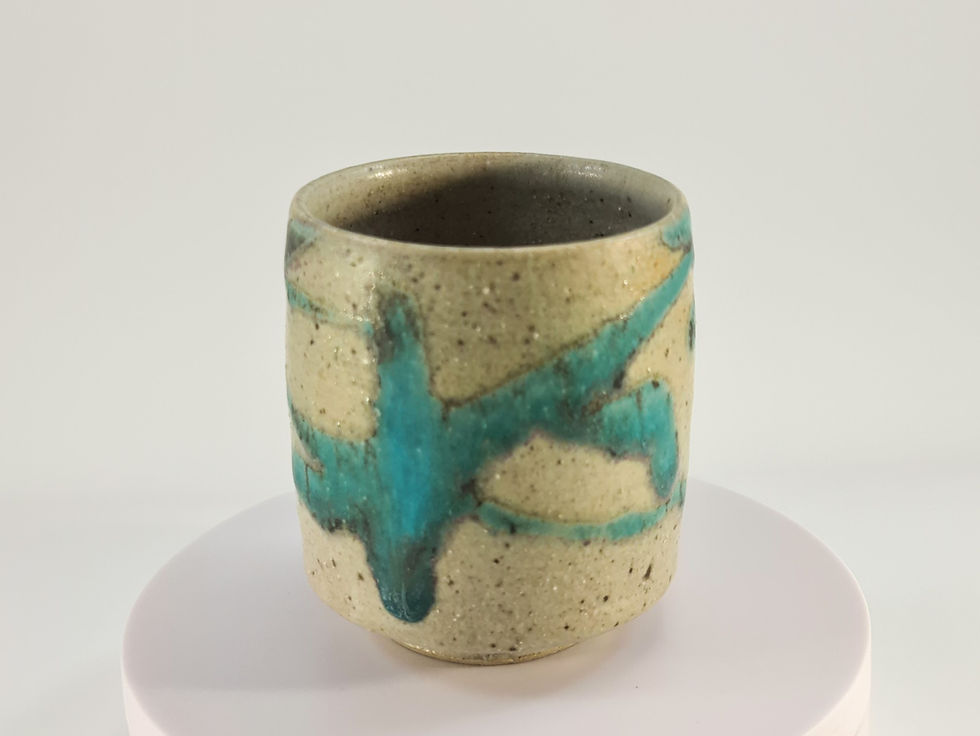 Ash Glaze Woodfired Mug