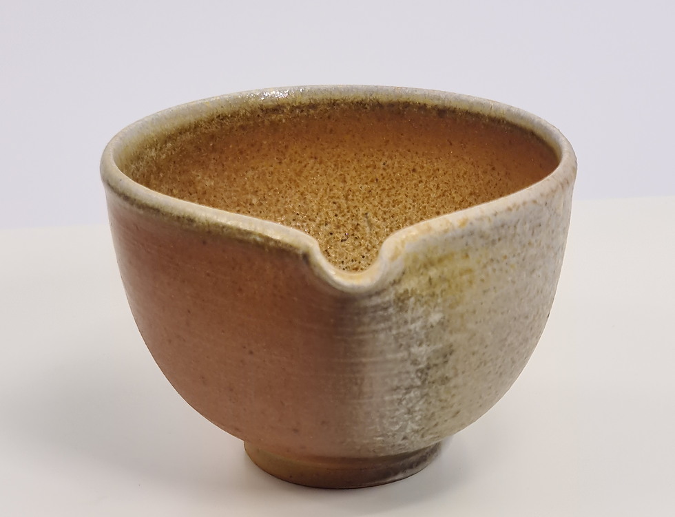 Anagama Handmade Katakuchi Matcha Bowl