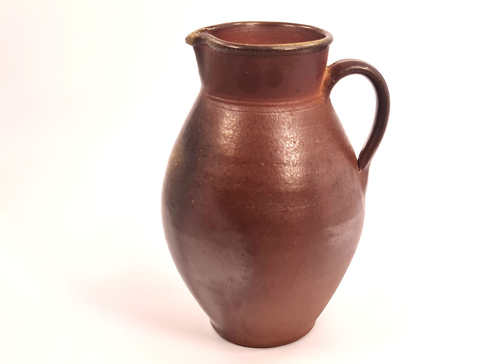 Thumbnail: Handmade Anagama-Fired Vase – Traditional Pitcher Shape