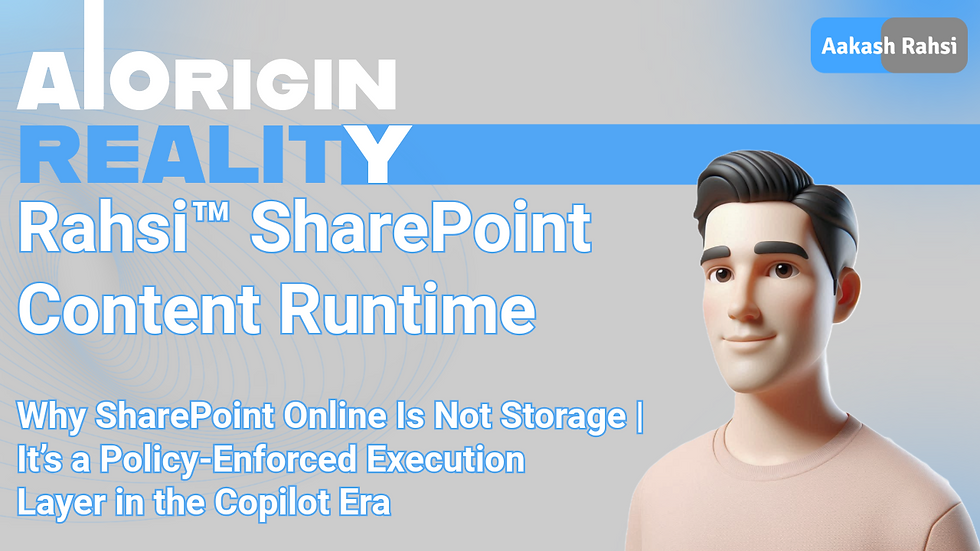 Rahsi™ SharePoint Content Runtime