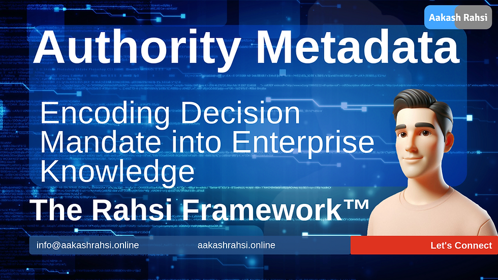 Authority Metadata