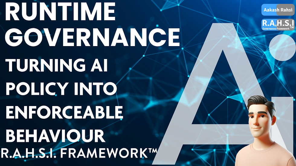 Runtime Governance
