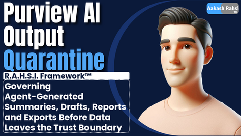 Purview AI Output Quarantine