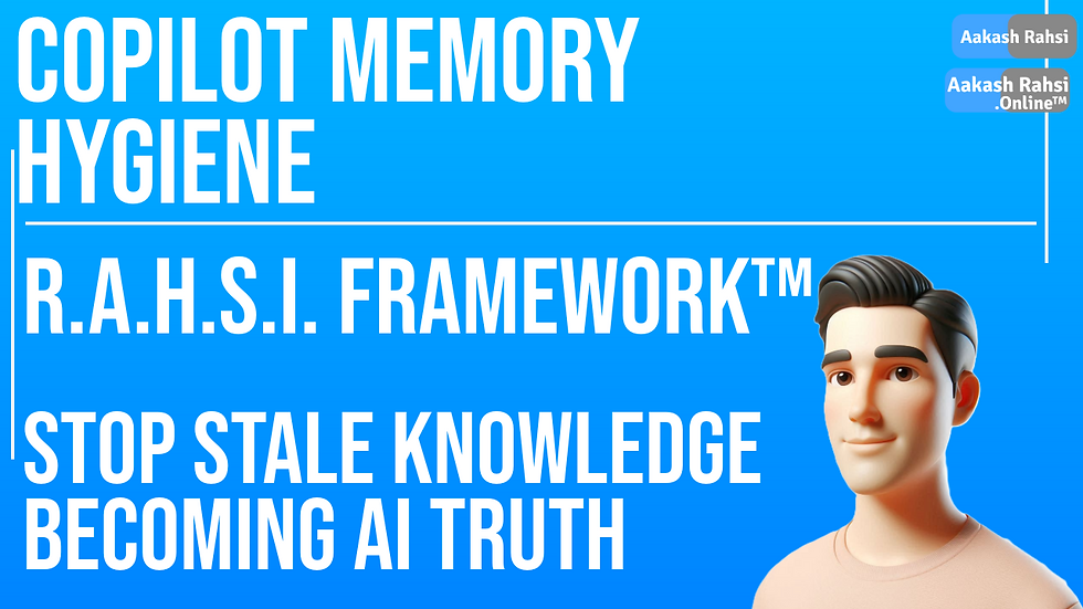 Copilot Memory Hygiene